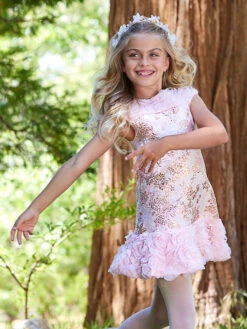 Floral Jacquard Dress