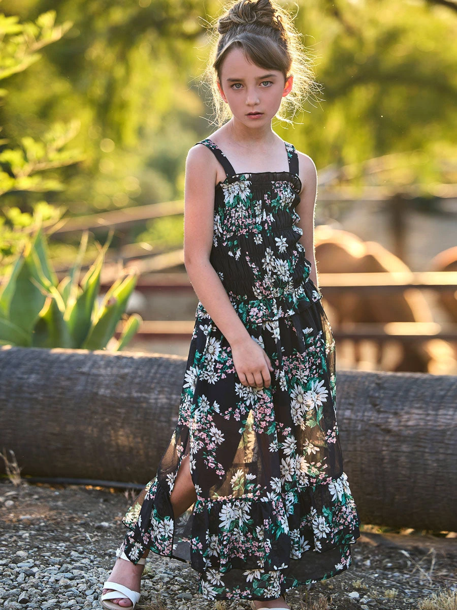 Floral Printed Patio Dress