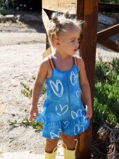 Dropwaist Denim Dress