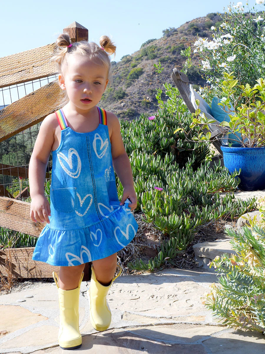 Dropwaist Denim Dress - Image 2