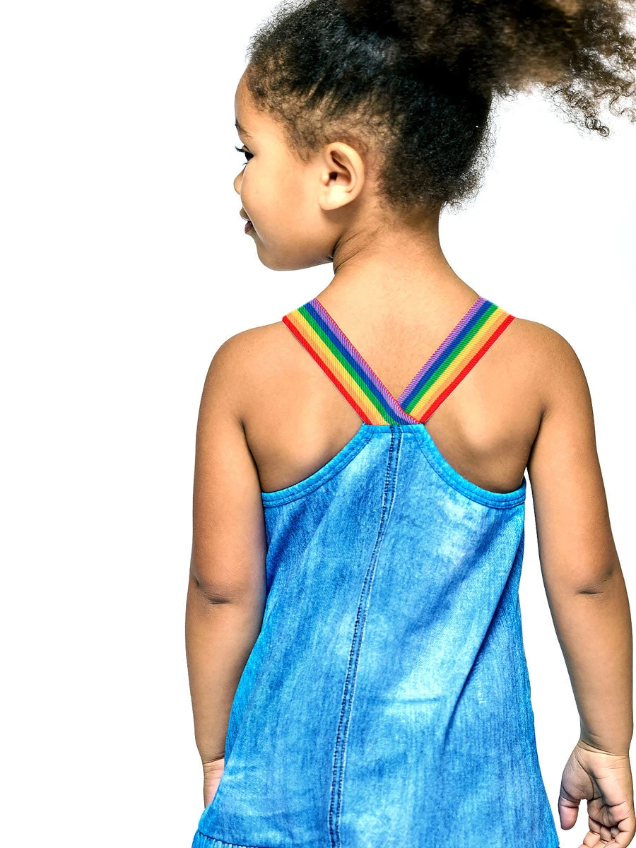 Dropwaist Denim Dress - Image 5