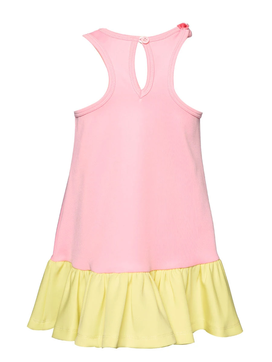 Dropwaist Dress With Multicolor Hearts - Image 5