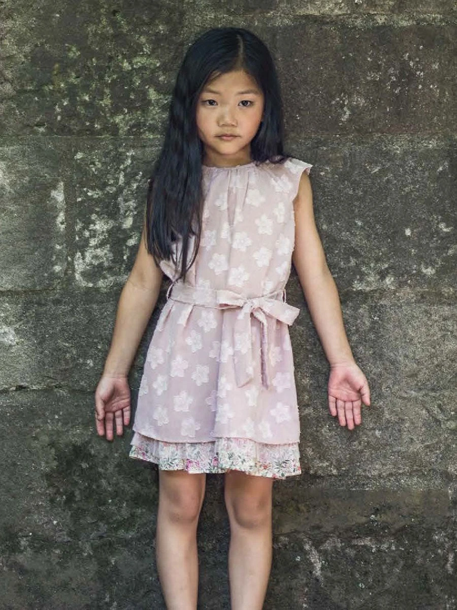 Juliet Pink Floral Dress - Image 2