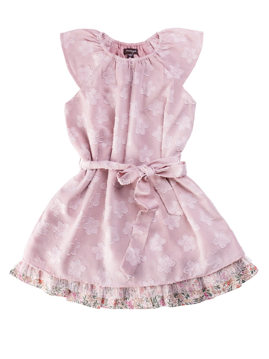 Juliet Pink Floral Dress - Image 4