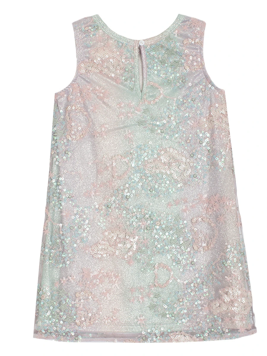 Under The Sea Glitter Tulle Sequin A-line Dress - Image 4