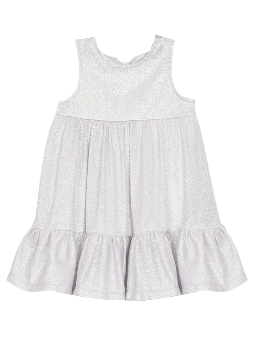 Pixie Dust Grey Sparkly Knit Dress - Image 2