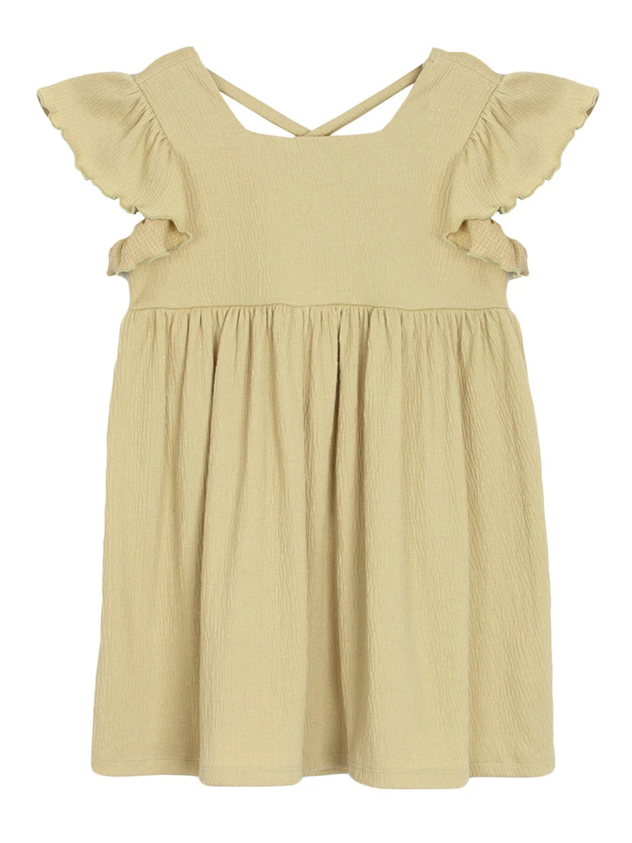 Green Tea Matcha Textured Knit Dress - Image 2