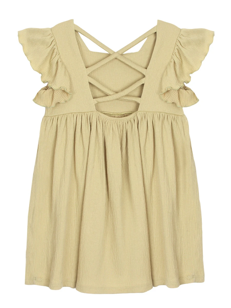 Green Tea Matcha Textured Knit Dress - Image 4