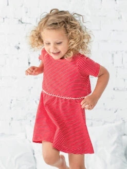 Berry Me Stripe Knit Dress