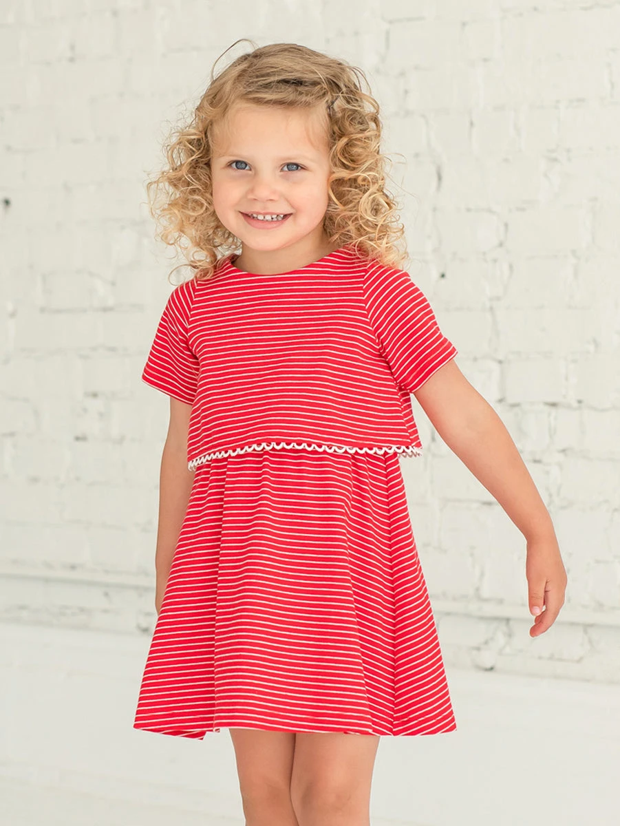 Berry Me Stripe Knit Dress - Image 2