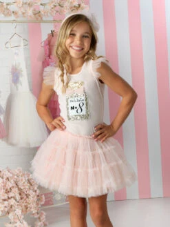 Birthday Age Pink Tutu Dress