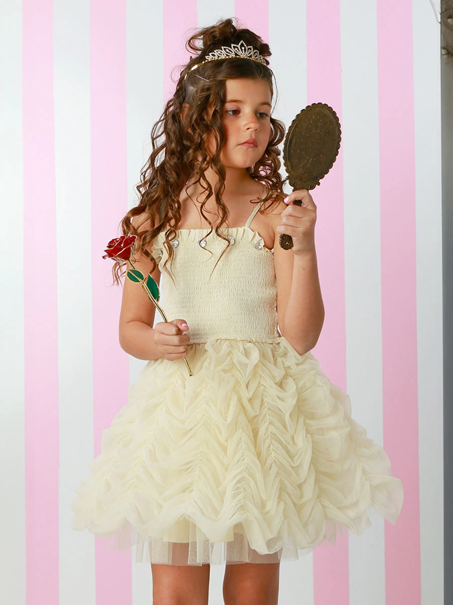 Belle Princess Yellow Lampshade Dress