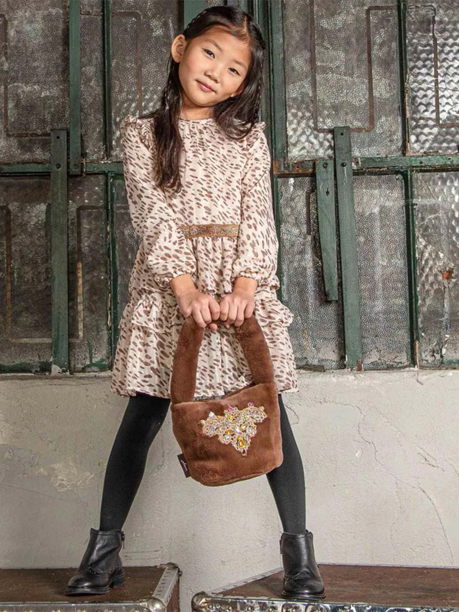 Speckle Chiffon Dress