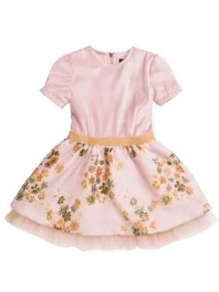 Velvet Jacquard Pleated Dress - Potpouri