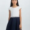 Nina Navy & White Dress For Girls