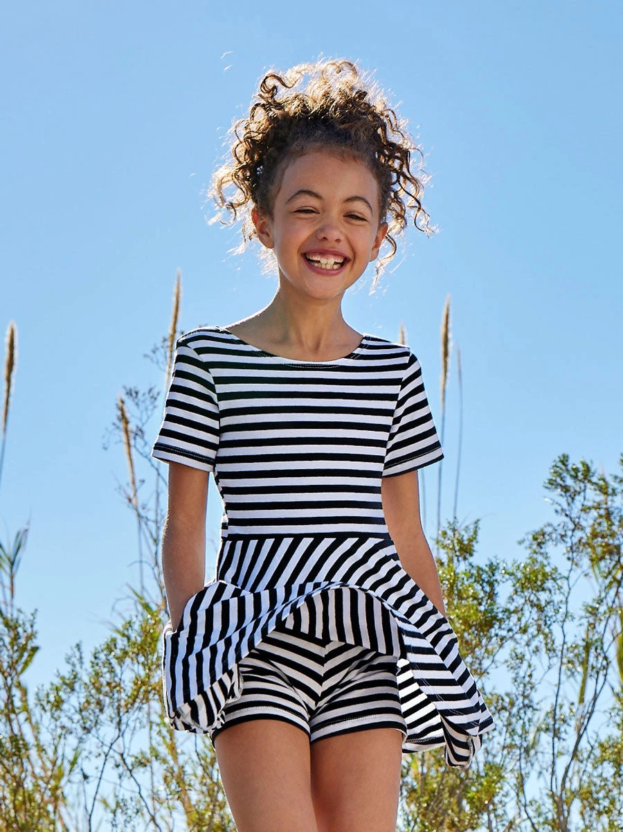 Capri Stripe Skater Dress For Girls - Image 4