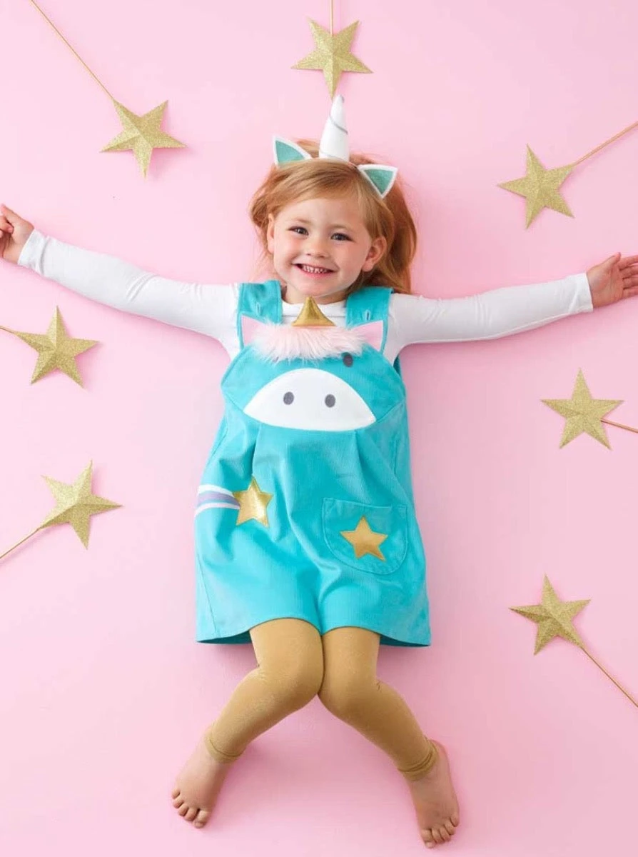 Unicorn Dress And Headband For Girls - Image 3