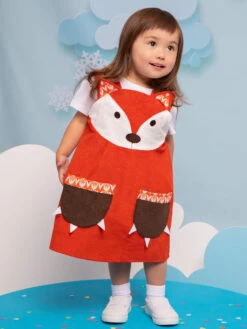 Cute Fox Dress For Girls