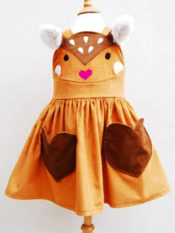 Baby Deer Dress For Girls