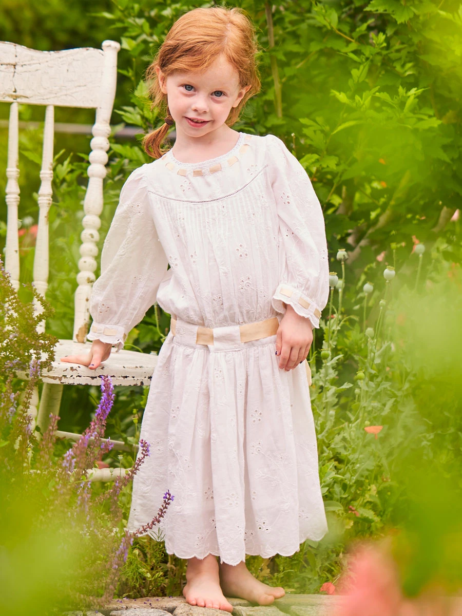 Vintage Style Pollyanna Dress For Girls - Image 2