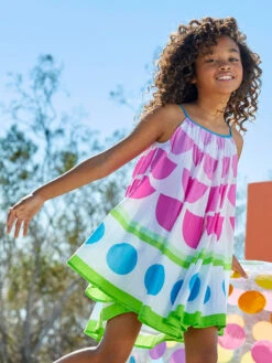 Petal Circle Dress For Girls