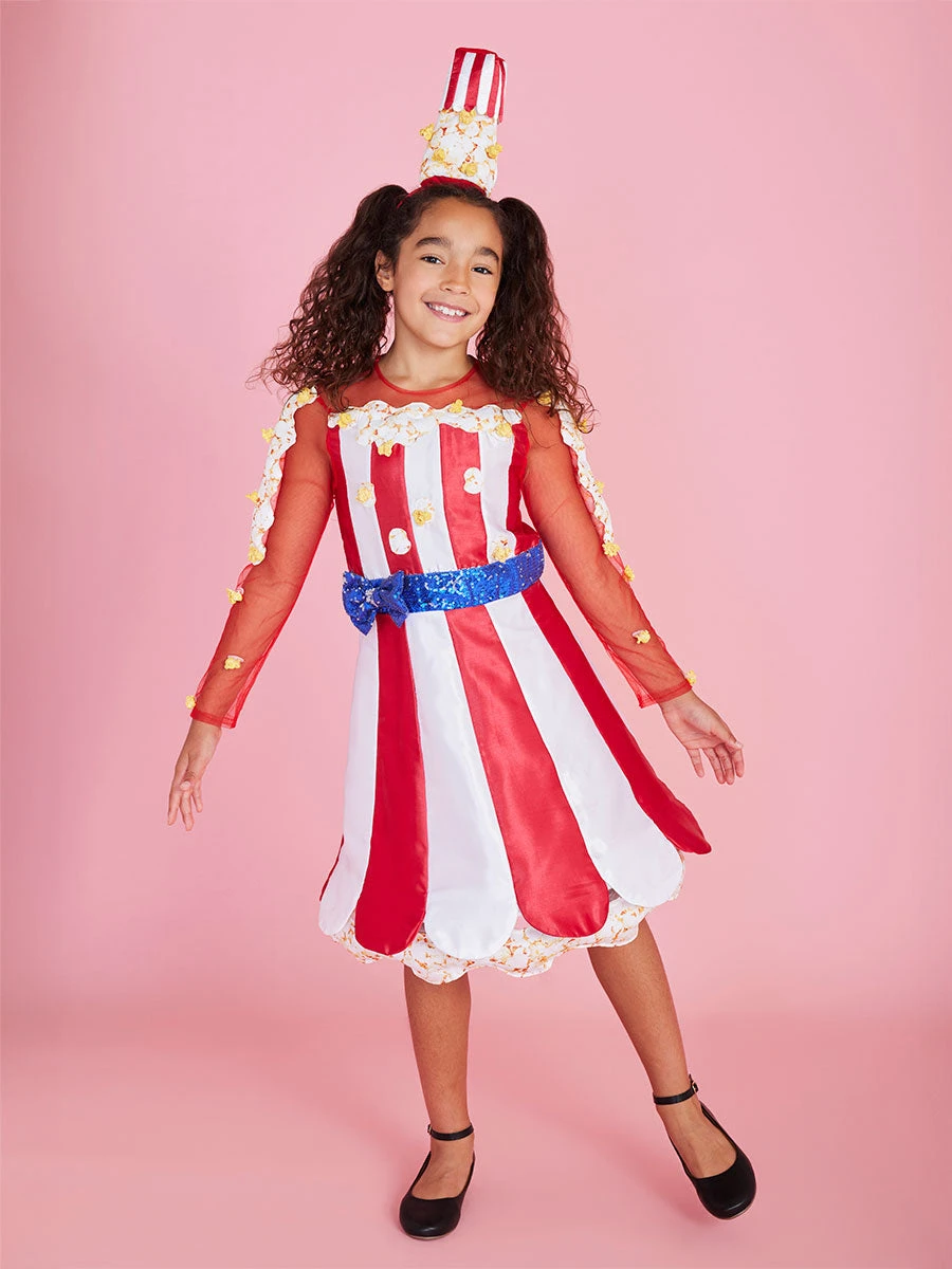 Popcorn Dress Costume For Girls