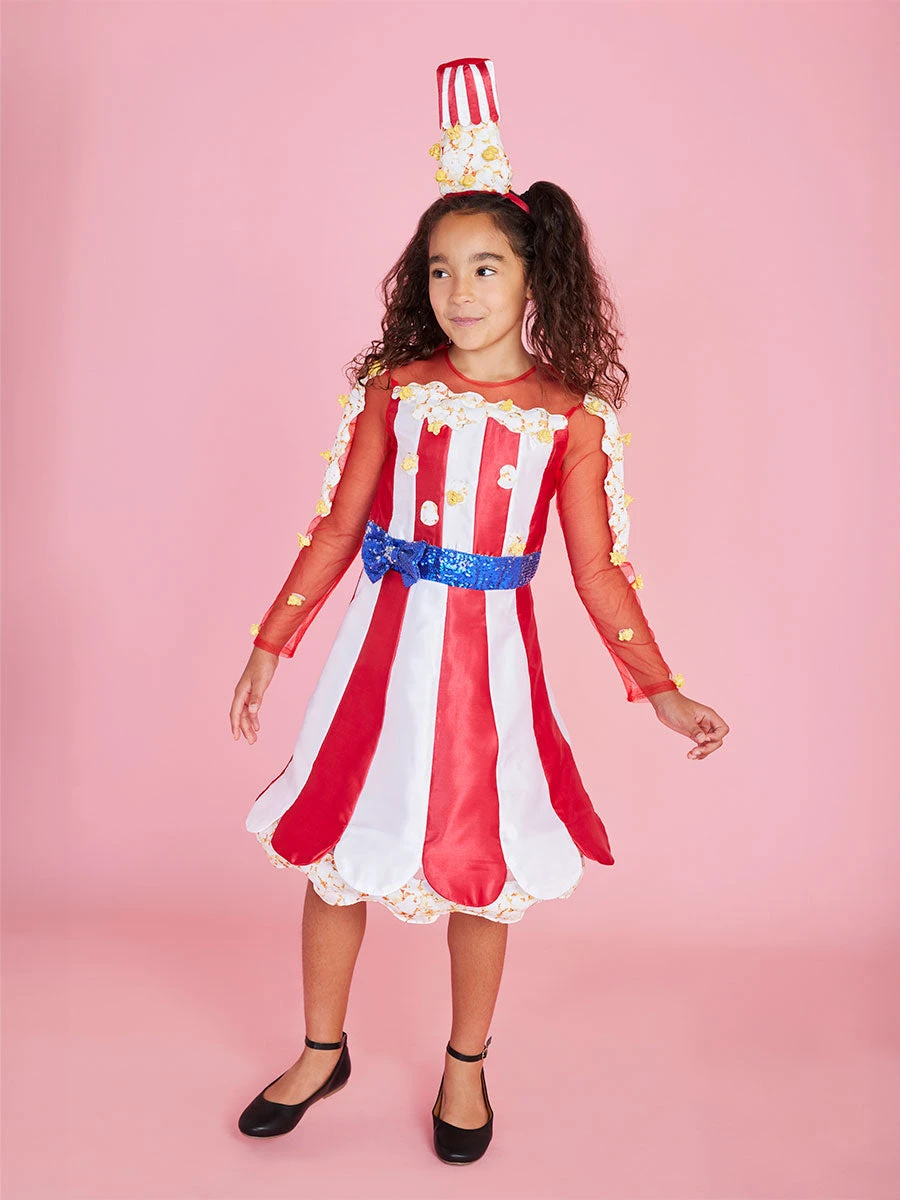 Popcorn Dress Costume For Girls - Image 3