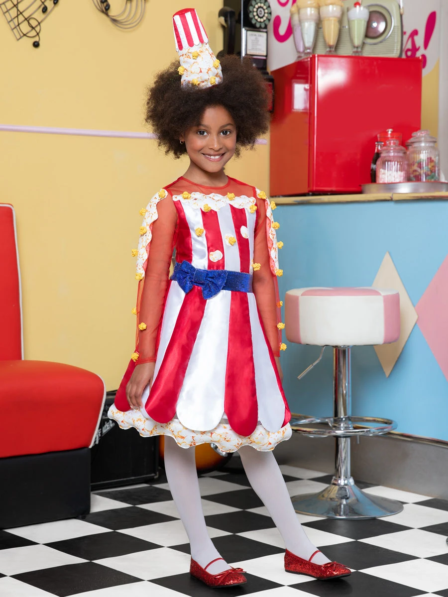 Popcorn Dress Costume For Girls - Image 4