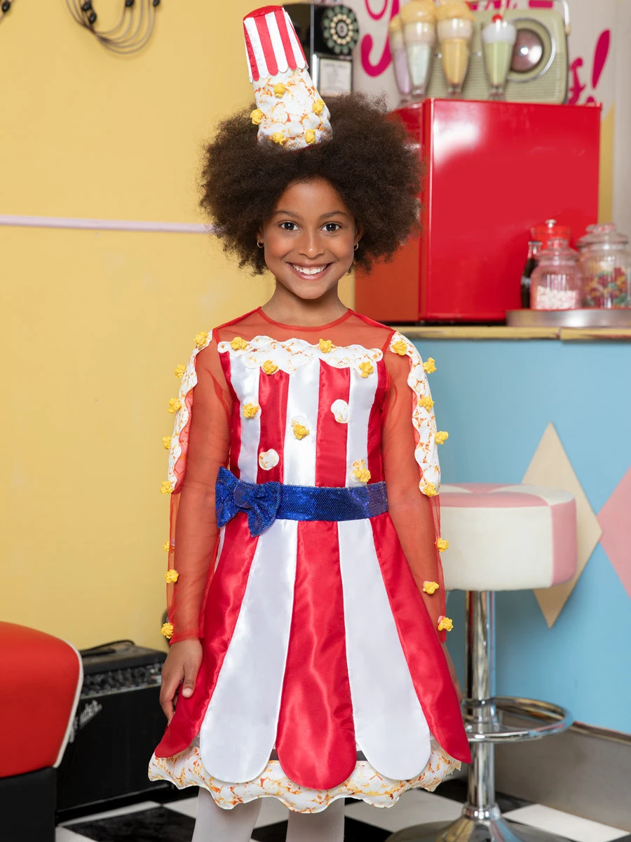 Popcorn Dress Costume For Girls - Image 5