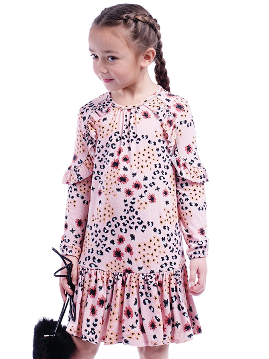 Robin Pink Print Dress