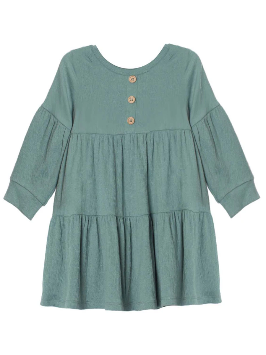Rowan Green Dress For Girls - Image 3