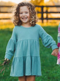 Rowan Green Dress For Girls
