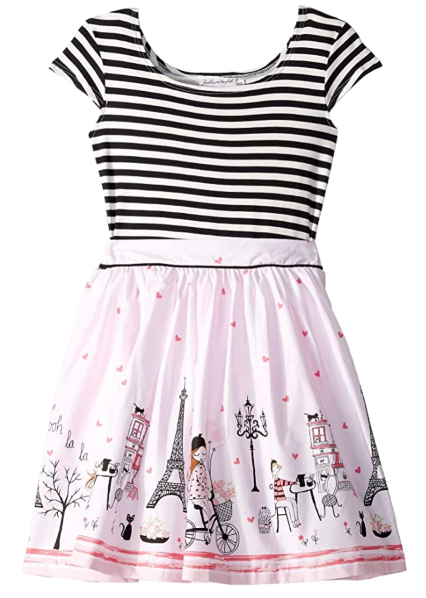 Maddy Oh La La Parisian Dress For Girls - Image 2